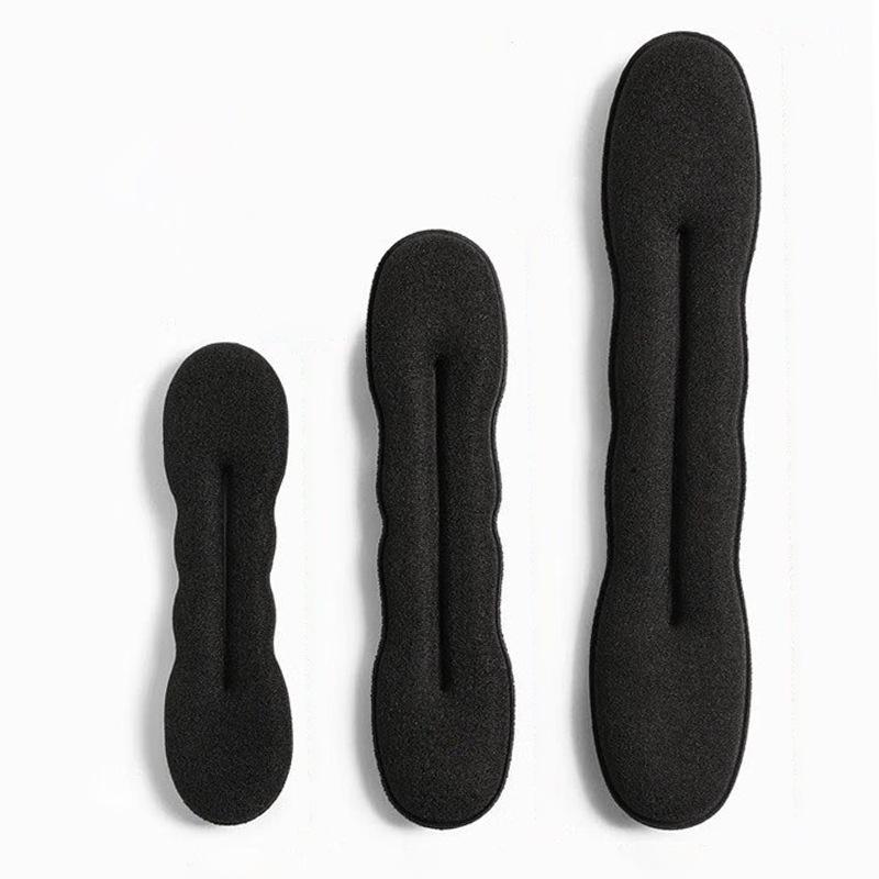 

Black Sponge Meatball Hair Styling Tool - Versatile Hair Styler Small