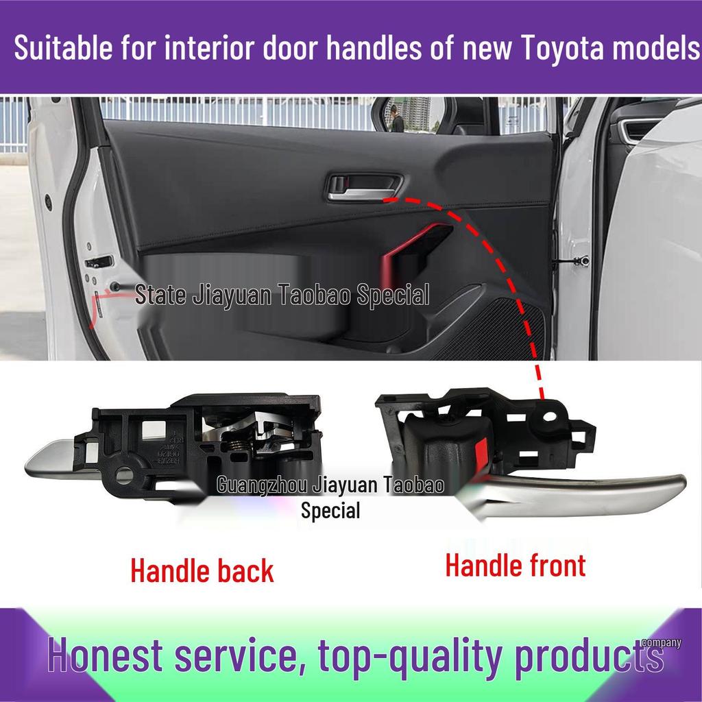 Compatible with 2019-2025 Toyota Levin/Camry/Sienna Door Interior Pull Handle and Switch.
