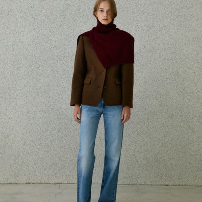 tetu [re-order] tetu turtleneck warmer (burgundy)