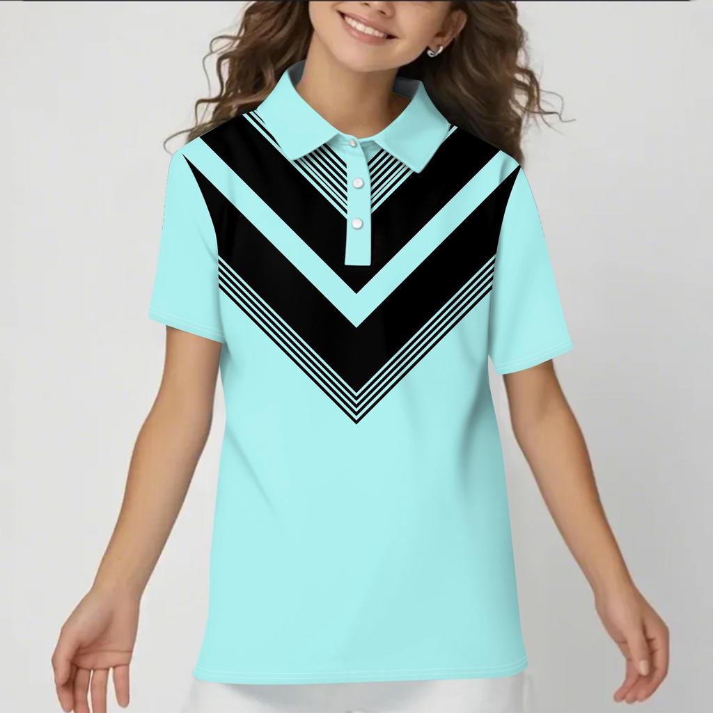 Children's Daily Casual Short-sleeved  Tops T-shirts  Shirts