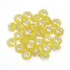 20 Stück/Los 14mm Gelee-Farbe Facettierte Harzperlen Großes Loch Abstandshalter Lose Perlen Für Schmuckherstellung DIY Armband Halskette Großhandel