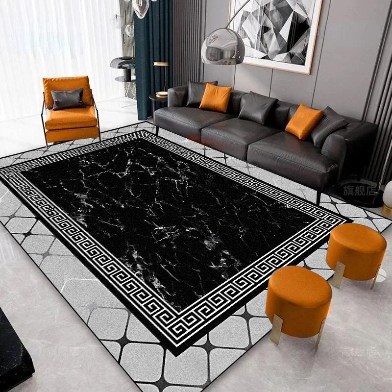 

Nordic Style Large Carpets for Living Room Decoration Abstract Rug Non-slip Luxury Bedroom Lounge Rugs 200x300 Washable Soft Mat 200X250CM