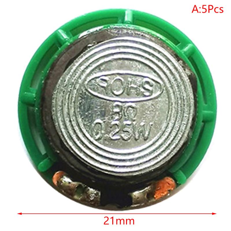 5Pcs 29Mm Magnetic Mini Speaker Vocal Toys Electronic Components Doorbell Horn Round Shape Replacement Loudspeaker
