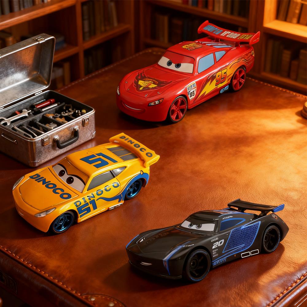 Cars  Pixar Cars Lightning McQueen Jackson Storm Chick Hicks Mack Truck Collection Die Metal Model kids toy Christmas Gift