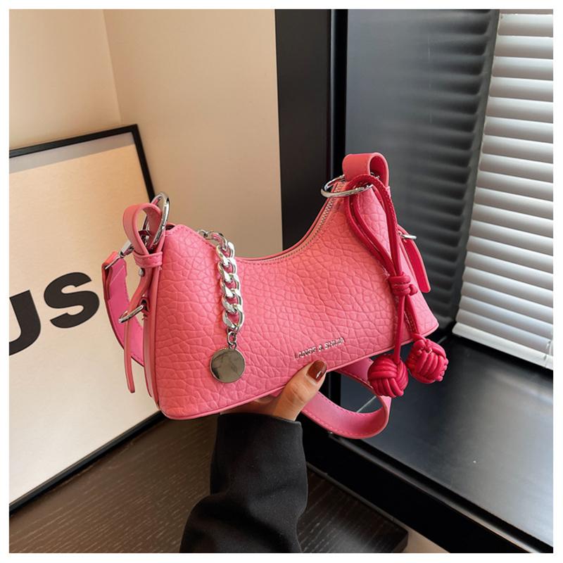 High-End-Kette Handheld Kleine Tasche für Frauen 2023 Neue Textur Nische Einzelne Schulter Unterarm Tasche Modische Umhängetasche Kleine Tasche