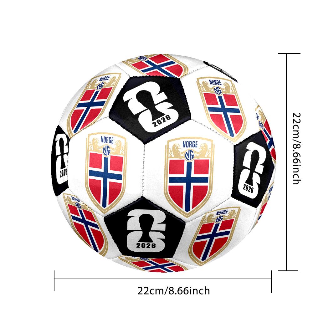 1pc Norwegian Crest Size 5 Soccer Ball Professional Match Training Football Indoor &Outdoor Sports Ball Club Training Ball Lightweight Durable y24