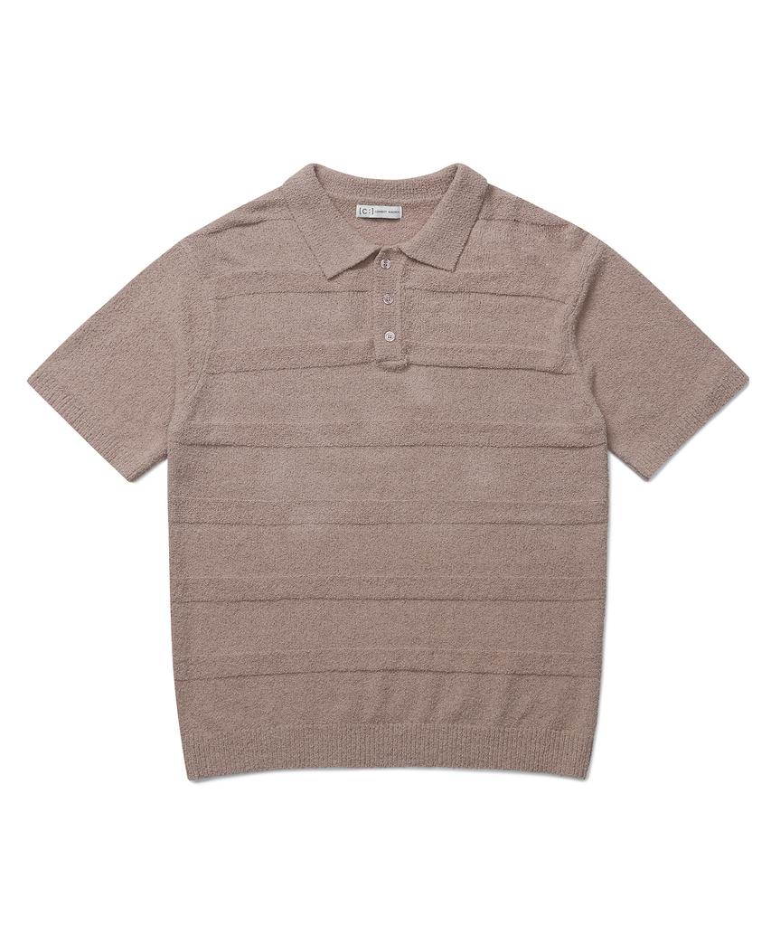 CONNECT KINLOCH [2Pack] Terry Button Collar Short Sleeve Knit (6 Colors)