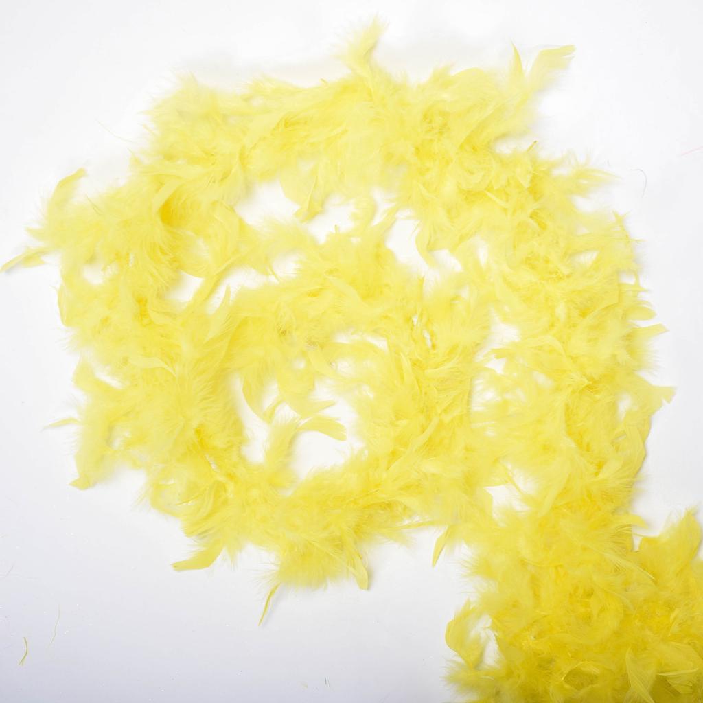 2M Multi Color Fluffy Handcraft Ostrich Feather Plume Boas Scarf Clothes for Wedding Valentine Day Decoration Performance Dance