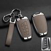 Zinklegierung Leder Auto Schlüsselhülle Hyundai Grand Santa Fe 3Dm Ix45 Ix35 Genesis Dh Grandeur Azera Hg Equus Schlüsselhülle