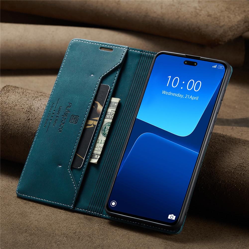 Luxury Genuine Leather Magnetic Wallet Flip Case for Xiaomi Mi 14 13 Lite Pro Card Slot Stand Shockproof Foldable Holder Full Protection Cover