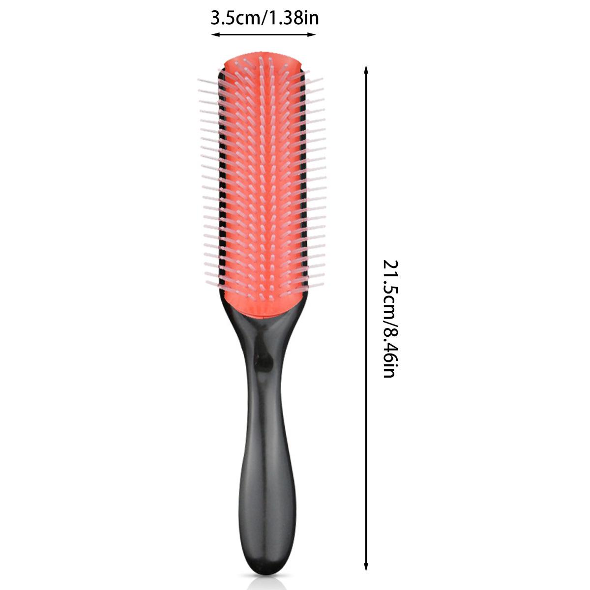 

9-row wrinkle removal massage curly hair brush, Detangling Hair Brush detachable 9-row comb plastic wet hair brush Women s hair