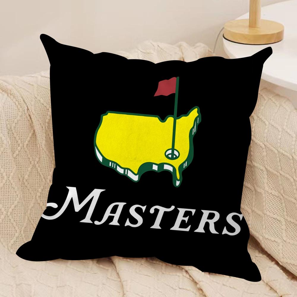 

Masters Golf Printing Cushion Cover Short plush Doublesided Print Square Throw Pillow Covers Sofa Home Cushion Decor 30x30cm