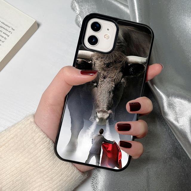 Bullfight Bull Fight Phone Case for iPhone 16 15 14 12 13 mini PLUS X XS XR 11 PRO MAX Back Cover Fundas