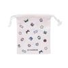 Sanrio HANAMARUOBAKE Set of 3 Drawstring Bags (Pastel Sweets Pop) Japan NEW