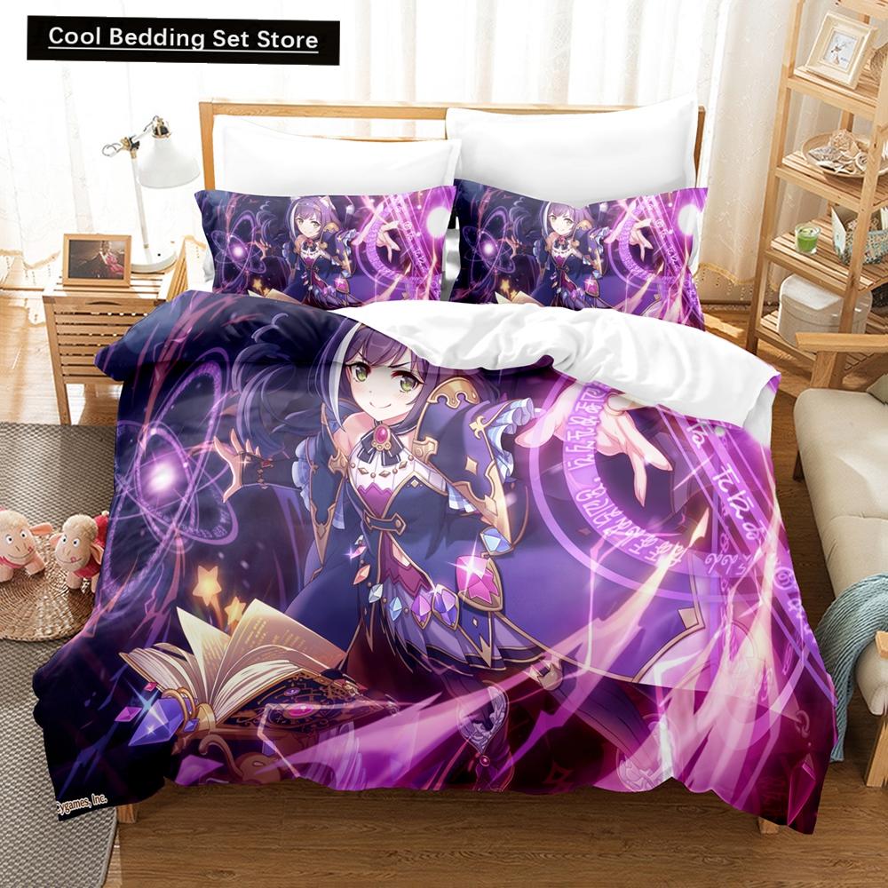 3D Druck Anime Mädchen The Ryuo's Work Is Never Done Bettwäschesets Bettbezug-Set mit Kissenbezug Twin Full Queen King Bettwäsche