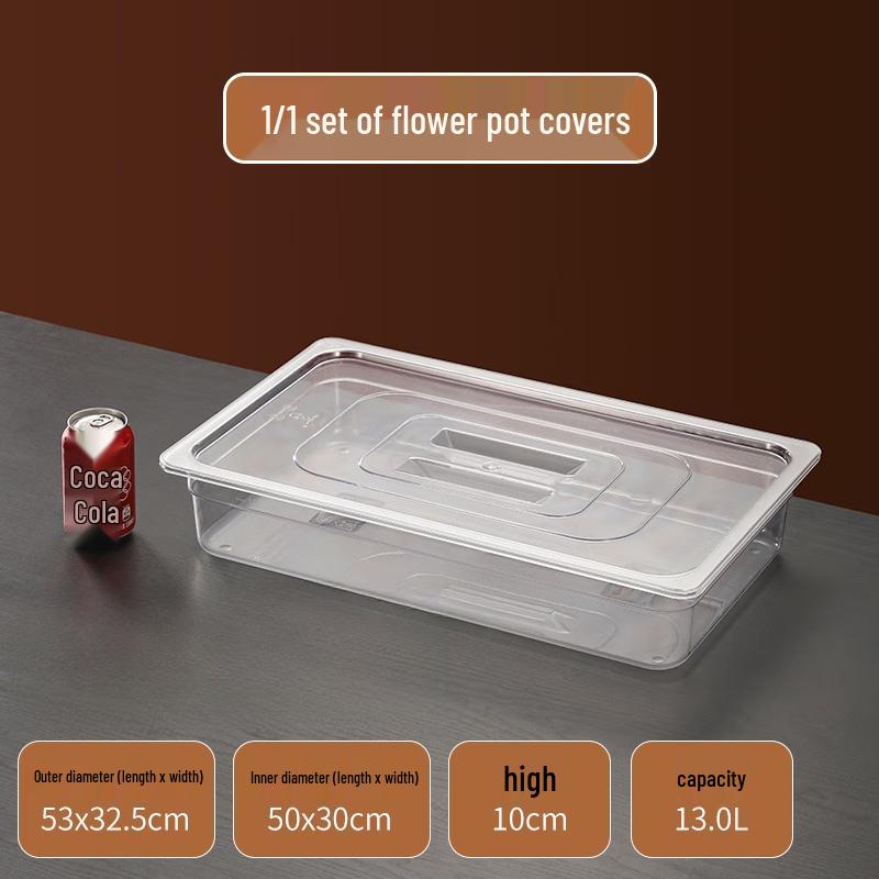 Rectangular Clear Acrylic Serving Tray