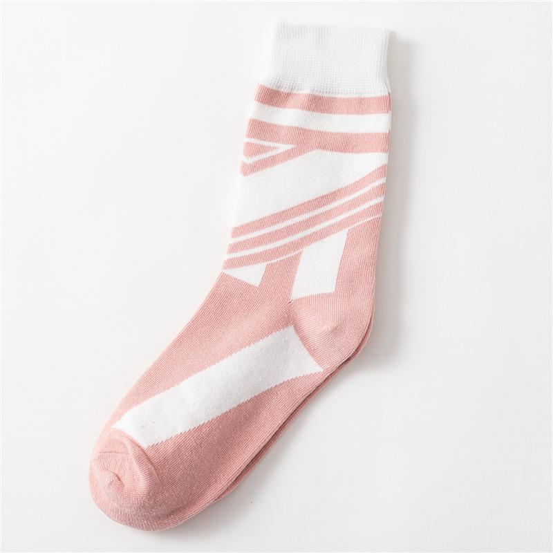 Combed Cotton Cartoon Animal Shark Dinosaur Monster Crocodile Zebra Giraffe Geometric Novelty Funny Unisex Couple Socks Dropship