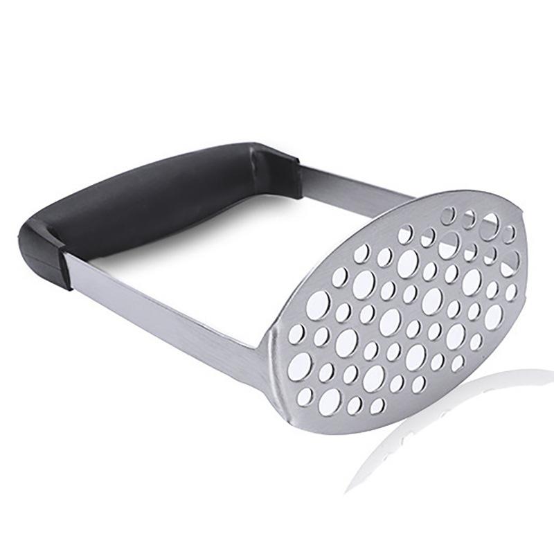 1PC Potato Mud Crusher, Sweet Potato Fruit and Sweet Potato Mud Crusher, Non-slip Handle, Stainless Steel