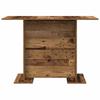 Dining Table Reclaimed Wood Look 110 x 60 x 75 cm Wood Based Material