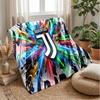 Juventus FC Theme blanket Soft Flannel Blanket Plush Throw Blanket Cozy Sofa Bed Blanket for Home Decor
