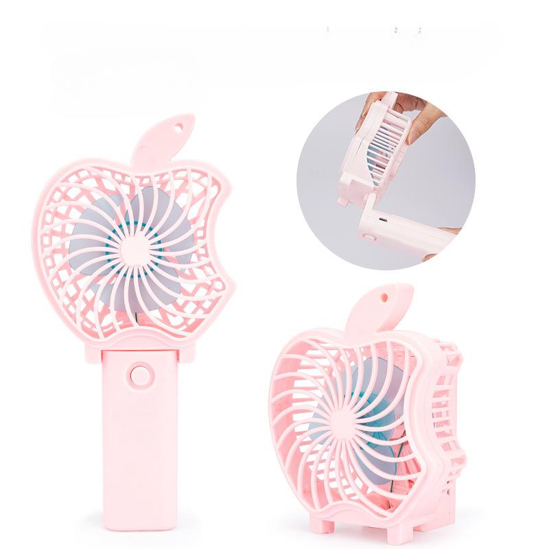 Summer Portable Handheld Usb Powered Student Powerful Foldable Cartoon Mini Fan