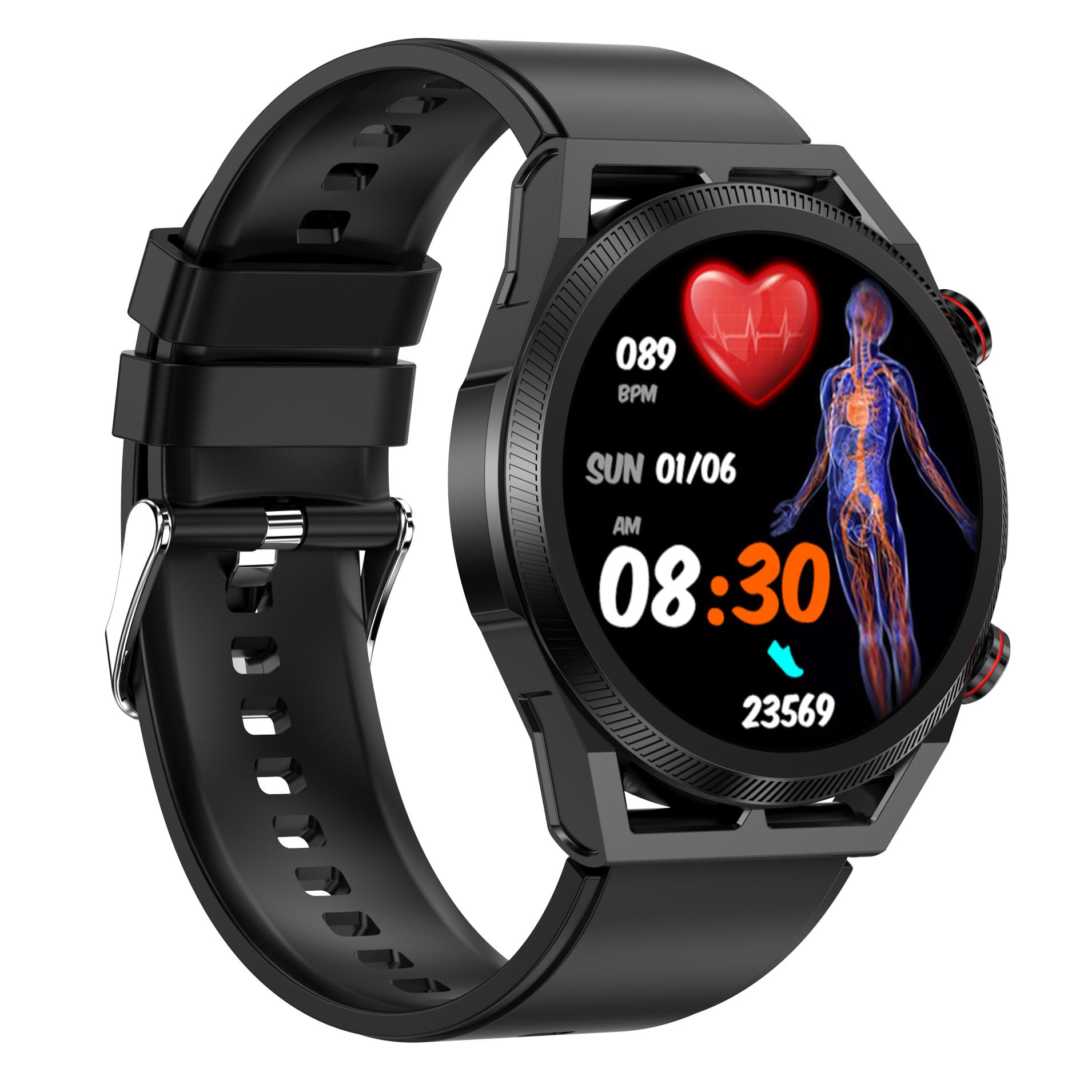 

ET310 1.39 Smart Bracelet Multifunction Health Watch with Uric Acid ECG Heart Rate Blood Pressure Temperature Monitoring