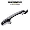 5065801AG Car Chrome Front Door Rear Door Outer Handle For Chrysler Sebring 2007-2010 300/300c 2004-2010 For Dodge Avenger
