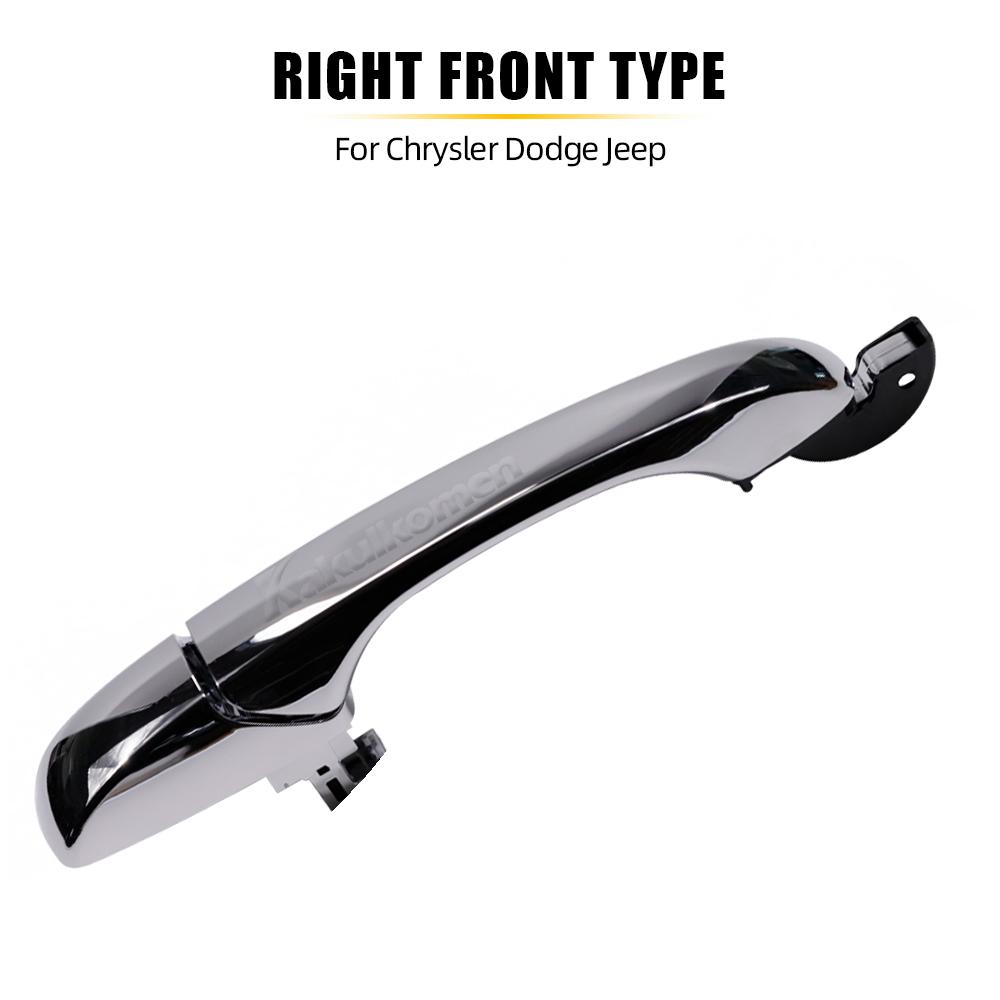 5065801AG Car Chrome Front Door Rear Door Outer Handle For Chrysler Sebring 2007-2010 300/300c 2004-2010 For Dodge Avenger