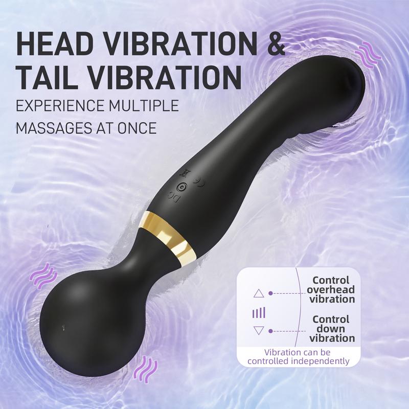 Double Head Powerful Vibrator for Women G Spot Clitoris Stimulator Magic Wand Vagina Massager Female Adult Sex Toys Masturbator