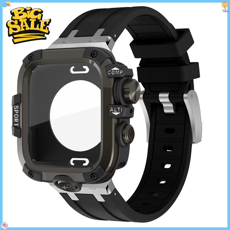 Vollständige Hülle + Armband für Apple Watch Ultra 3 2 49mm Harte Stoßstange GWG Style Displayschutzfolie für iWatch Series 11 10 46MM 45MM 4