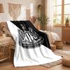 Coperta in Flanella con Stampa del Newcastle United Calcio Morbida Calda Coperta da Divano Letto per Casa Ufficio Camera da Letto