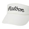 MALBON GOLF Women'S Detachable Ribbon Visor White (Woman)