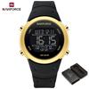 Naviforce Men's Boy Digital Watch Date Day Chronograph Silicone Strap Night Pattern Waterproof Outdoor Casual Sports Men's Boy Watch NF9246