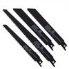 4pcs Reciprocating Saw Blade Universal Woodworking Saw Blade Metal High Speed Carbon Steel Woodworking Coarse Fine Teeth