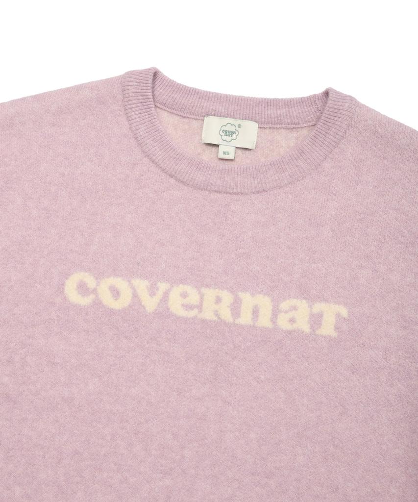 COVERNAT WOMAN Cooper Logo Knit Light Pink