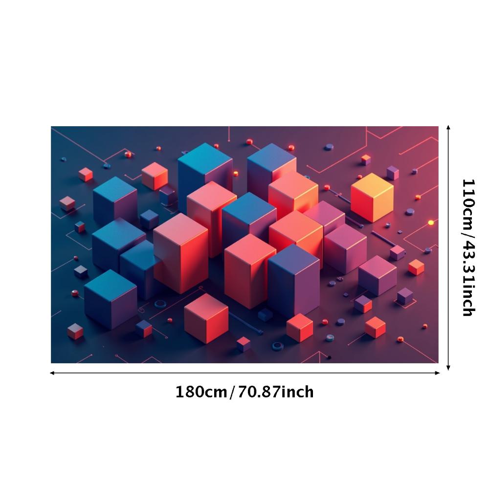 Backdrop 3D Installations Decor Abstract Banner For Party Trade Show Exhibition