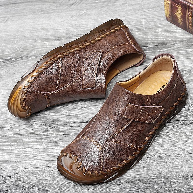 Broken Size Winter Leather Large Size Beef Tendon Sole Shoes Labor Insurance Shoes Soft Sole Doudou Shoes