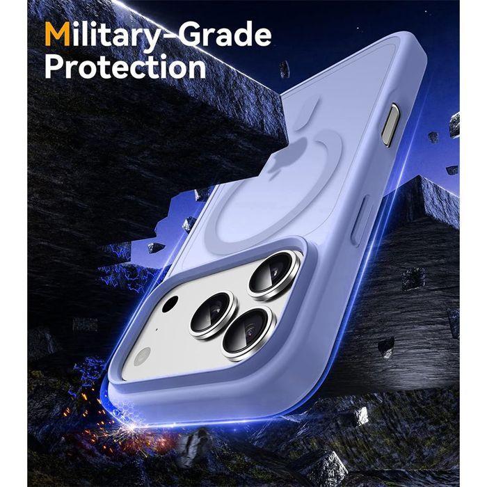 Coque de Protection - BOOLING - iPhone 17 Pro Max - Violet - Antichoc - 2 Verres Trempés