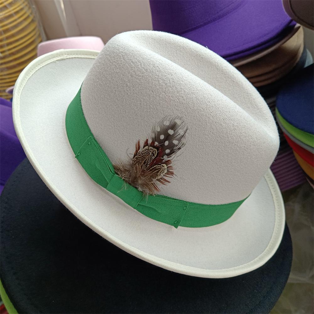 The Derby Hat Bowler Hat Fedora For Women And Men Party Hat Men Hat For Winter Elastic Band Felt Hat Jazz Church Hat