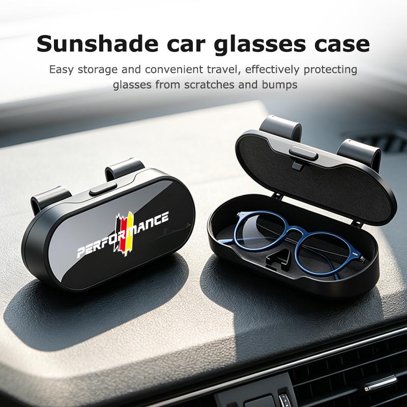 Car Eyewear Case Sunglasses Holder Sun Visor Storage Protective Box For BMW Performance M Alpina M3 M5 iX iX1 iX3 iX6 iX7 G20