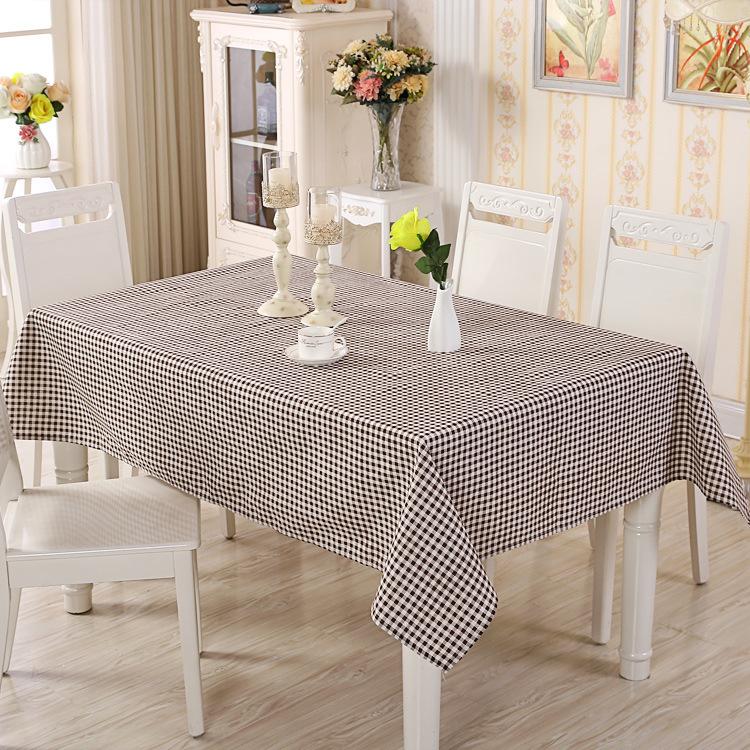 Small Fresh Fabric Cotton And Linen Tablecloth, Creative Striped Pattern Rectangular Coffee Table Tablecloth Dining Table Cloth Yiwu