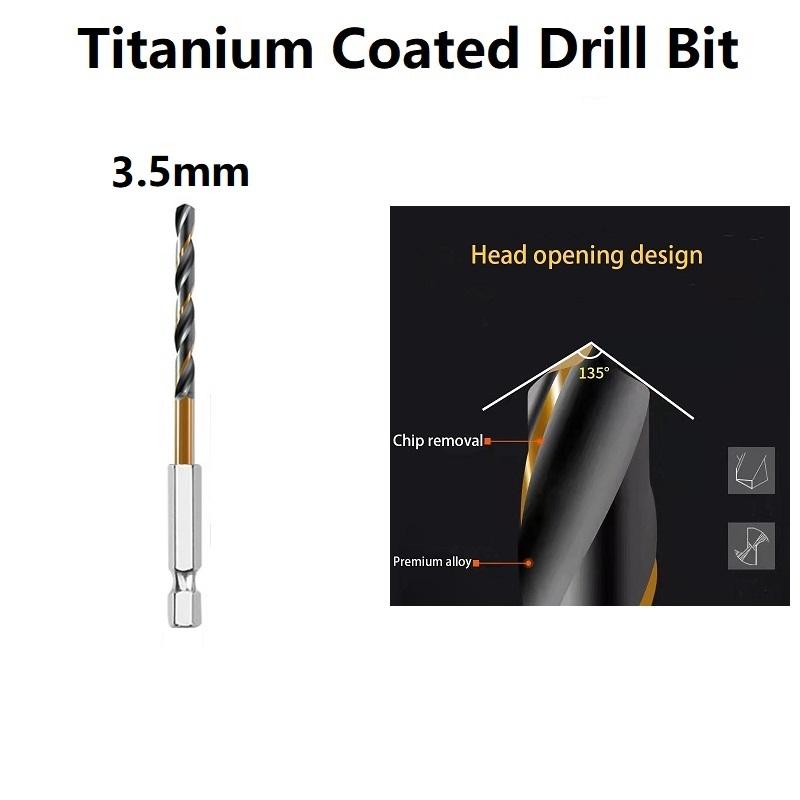 1PC Drill Bit Set Nitride Coated Cordless Screwdriver Compatible