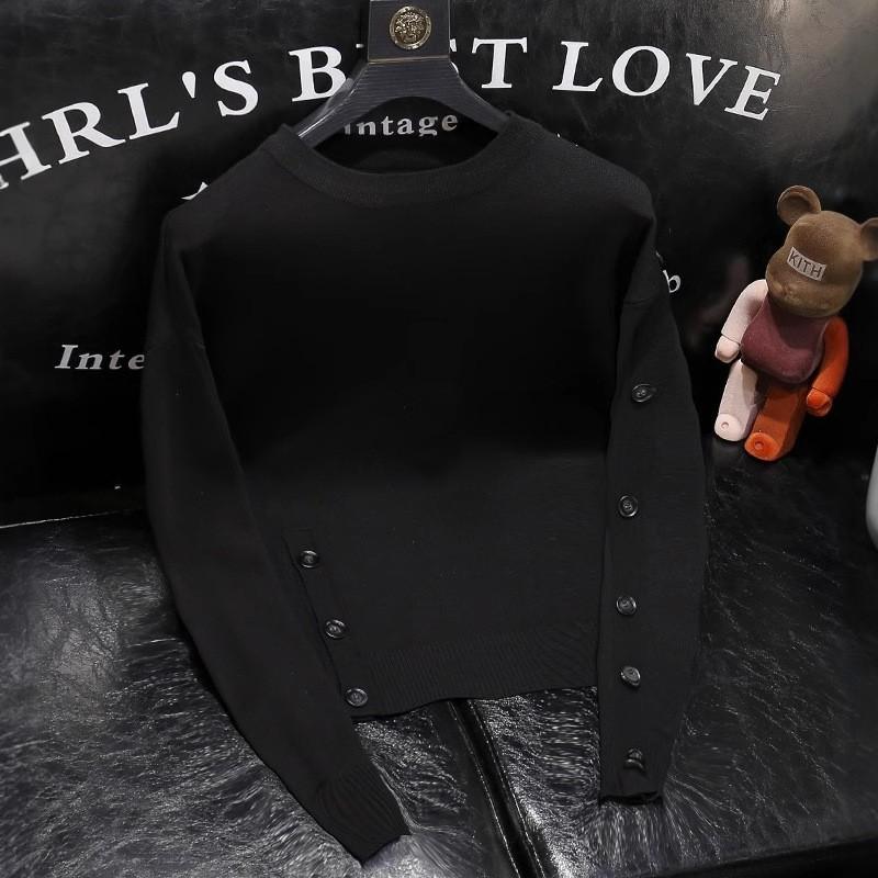 Womens Round Neck Long Sleeve Knit Sweater Casual Loose Fit Pullover Top Fall Winter