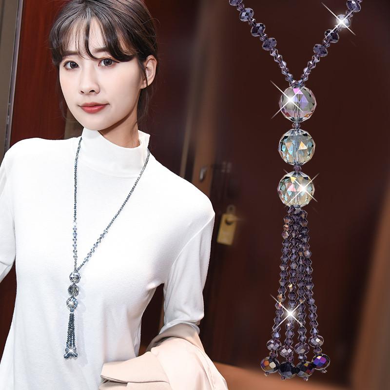 Eyecatching Crystal Necklace For Women In Vibrant Colors Ideal For Any Fashion Style