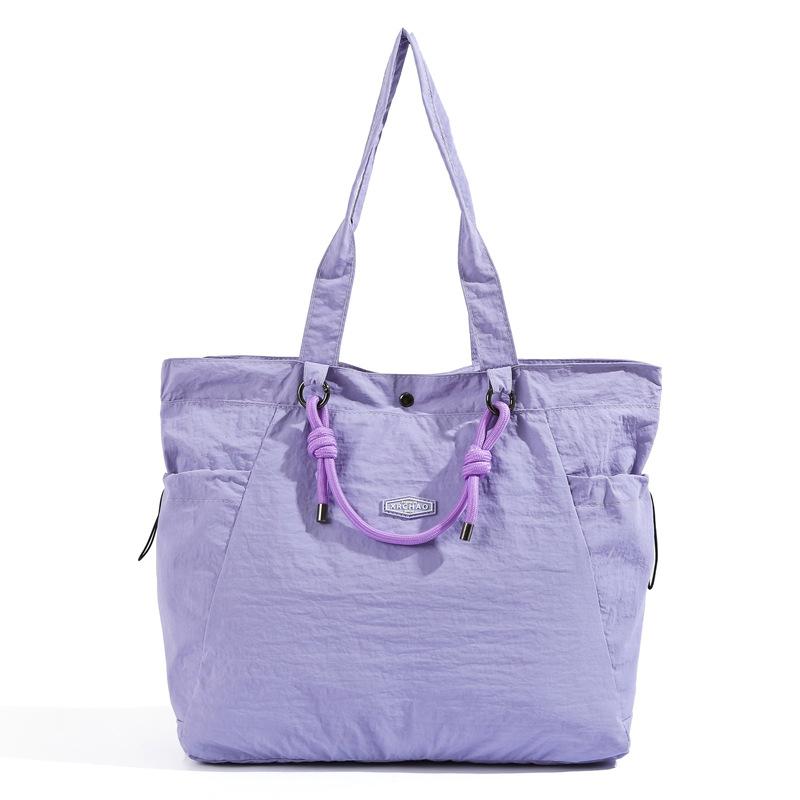 Tote Bag Women's Large Capacity Lightweight Handbag Nylon Shoulder Bag