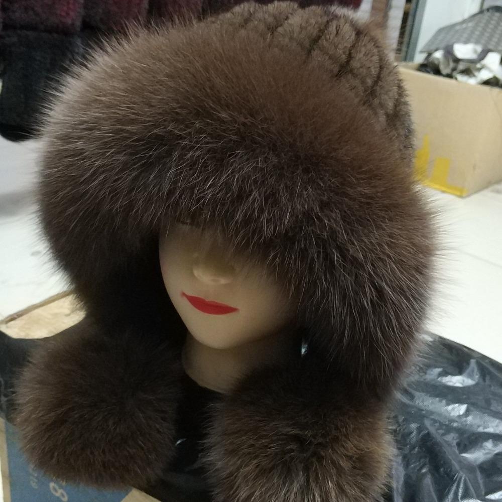 High-end Women's Hats New Warm Thickened Caps