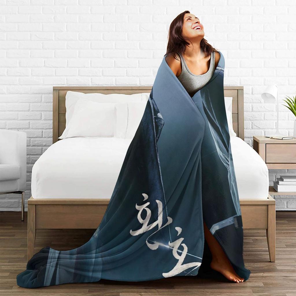 Kdrama Alchemy Of Souls Light And Shadow Blankets Soft Warm Flannel Throw Blanket Bedding for Bed Living room Picnic Home Couch