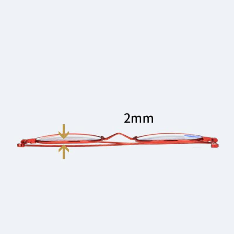 New Anti-Blu-ray Reading Glasses Paper Reading Glasses Lightweight 360 Degree Rotating Portable Folding Fashion Men's and Women