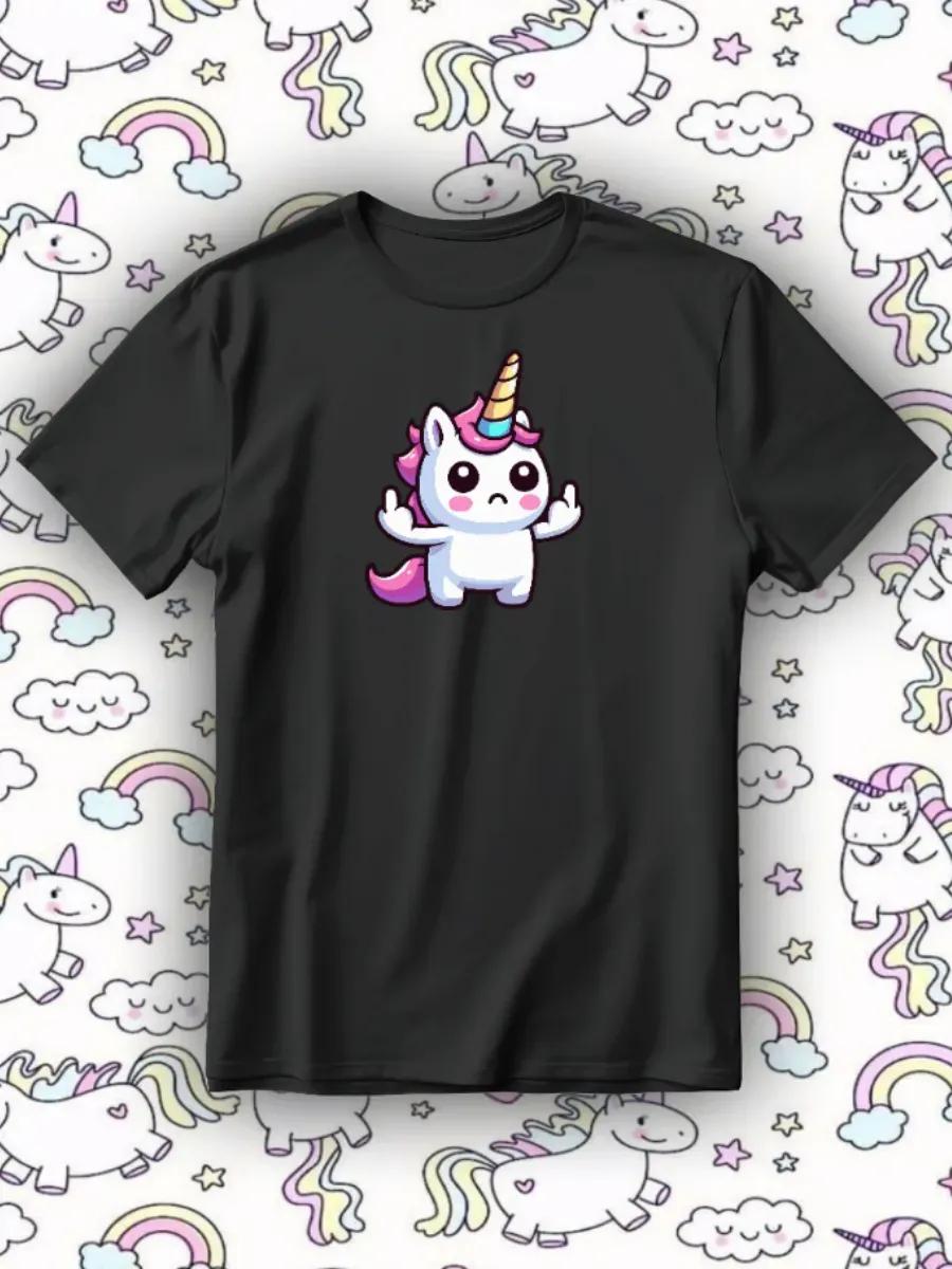 Oversized longline T-shirt with cats print 2XL