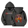 Children's Long-sleeved Loose Pullover Letter-printed Hooded Sweatshirt